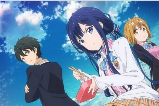 Masamune-Kun’s Revenge Season 2 Hindi Dubbed Anime Poster showing Masamune and Aki in an emotional scene